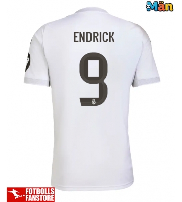 Real Madrid Endrick #9 Hemmatröja 2025-26 Kortärmad