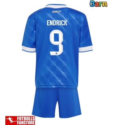 Real Madrid Endrick #9 Tredje Tröja Barn 2025-26 Kortärmad (+ Korta byxor)