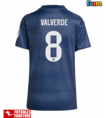 Real Madrid Federico Valverde #8 Bortatröja Dam 2025-26 Kortärmad