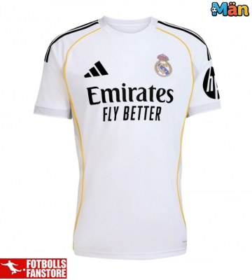 Real Madrid Hemmatröja 2025-26 Kortärmad