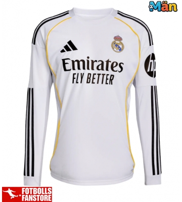 Real Madrid Hemmatröja 2025-26 Långärmad