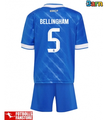Real Madrid Jude Bellingham #5 Tredje Tröja Barn 2025-26 Kortärmad (+ Korta byxor)