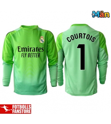 Real Madrid Thibaut Courtois #1 Målvakt Bortatröja 2025-26 Långärmad