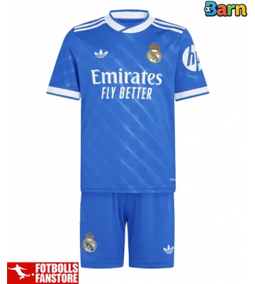 Real Madrid Tredje Tröja Barn 2025-26 Kortärmad (+ Korta byxor)