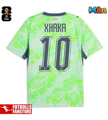 Schweiz Granit Xhaka #10 Bortatröja VM 2026 Kortärmad