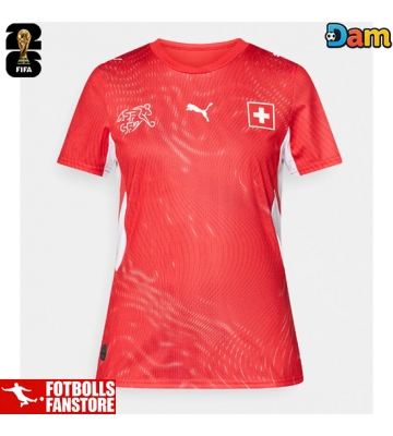 Schweiz Hemmatröja Dam VM 2026 Kortärmad