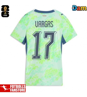 Schweiz Ruben Vargas #17 Bortatröja Dam VM 2026 Kortärmad