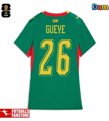 Senegal Pape Gueye #26 Bortatröja Dam VM 2026 Kortärmad