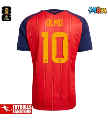 Spanien Dani Olmo #10 Hemmatröja VM 2026 Kortärmad