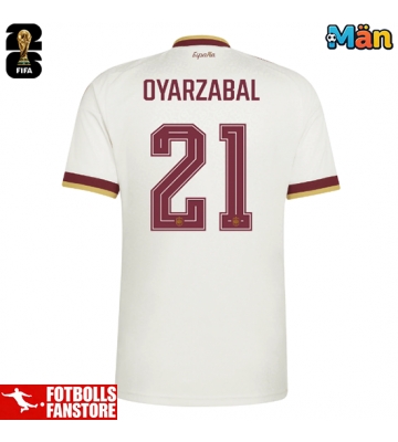 Spanien Mikel Oyarzabal #21 Bortatröja VM 2026 Kortärmad
