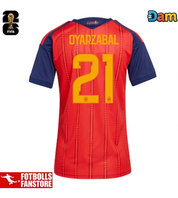 Spanien Mikel Oyarzabal #21 Hemmatröja Dam VM 2026 Kortärmad