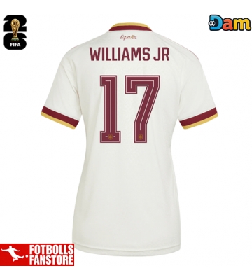 Spanien Nico Williams #17 Bortatröja Dam VM 2026 Kortärmad