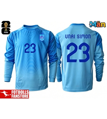 Spanien Unai Simon #23 Målvakt Hemmatröja VM 2026 Långärmad