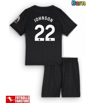Tottenham Hotspur Brennan Johnson #22 Bortatröja Barn 2025-26 Kortärmad (+ Korta byxor)