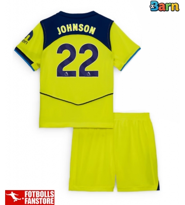 Tottenham Hotspur Brennan Johnson #22 Tredje Tröja Barn 2025-26 Kortärmad (+ Korta byxor)