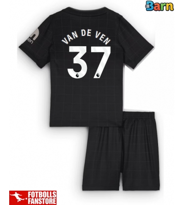 Tottenham Hotspur Micky van de Ven #37 Bortatröja Barn 2025-26 Kortärmad (+ Korta byxor)