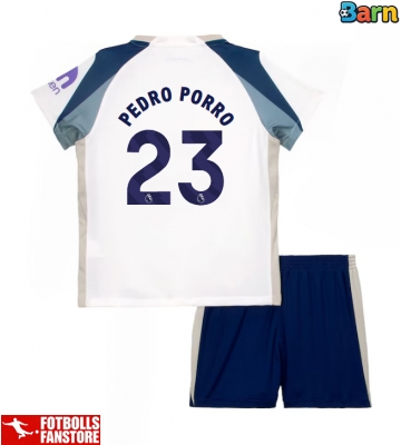 Tottenham Hotspur Pedro Porro #23 Hemmatröja Barn 2025-26 Kortärmad (+ Korta byxor)