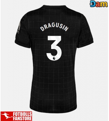 Tottenham Hotspur Radu Dragusin #3 Bortatröja Dam 2025-26 Kortärmad