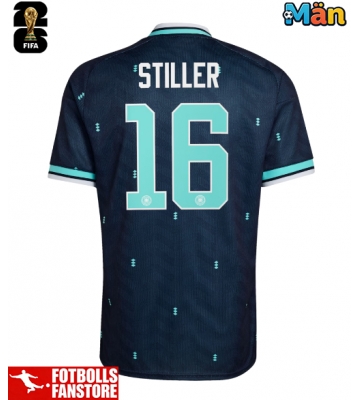 Tyskland Angelo Stiller #16 Bortatröja VM 2026 Kortärmad