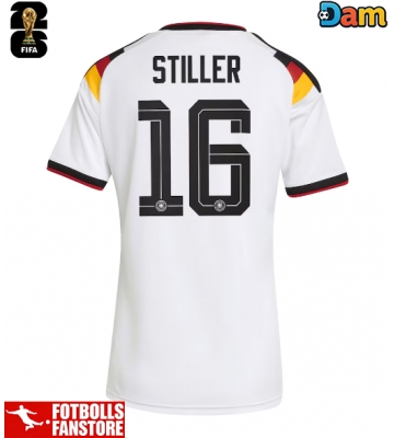 Tyskland Angelo Stiller #16 Hemmatröja Dam VM 2026 Kortärmad