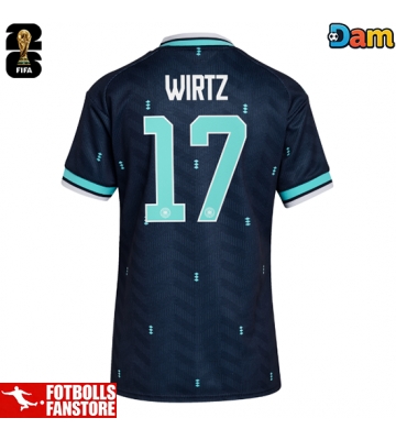 Tyskland Florian Wirtz #17 Bortatröja Dam VM 2026 Kortärmad