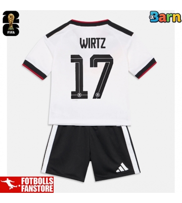 Tyskland Florian Wirtz #17 Hemmatröja Barn VM 2026 Kortärmad (+ Korta byxor)