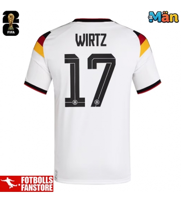 Tyskland Florian Wirtz #17 Hemmatröja VM 2026 Kortärmad