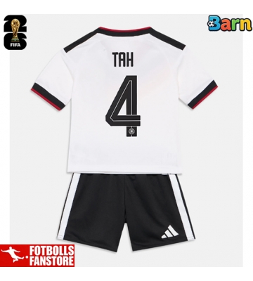 Tyskland Jonathan Tah #4 Hemmatröja Barn VM 2026 Kortärmad (+ Korta byxor)