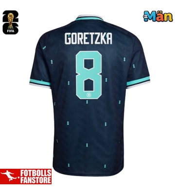 Tyskland Leon Goretzka #8 Bortatröja VM 2026 Kortärmad