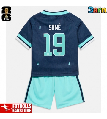 Tyskland Leroy Sane #19 Bortatröja Barn VM 2026 Kortärmad (+ Korta byxor)