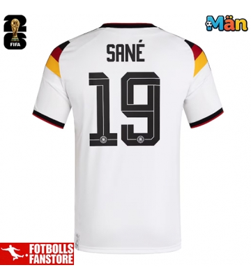 Tyskland Leroy Sane #19 Hemmatröja VM 2026 Kortärmad