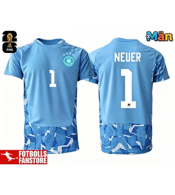 Tyskland Manuel Neuer #1 Målvakt Bortatröja VM 2026 Kortärmad