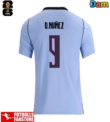 Uruguay Darwin Nunez #9 Hemmatröja Dam VM 2026 Kortärmad