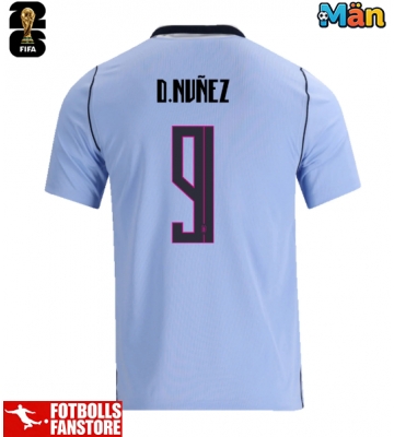 Uruguay Darwin Nunez #9 Hemmatröja VM 2026 Kortärmad