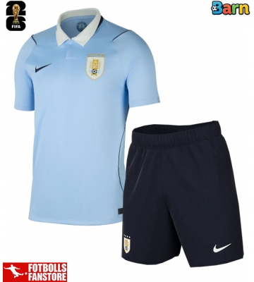 Uruguay Hemmatröja Barn VM 2026 Kortärmad (+ Korta byxor)