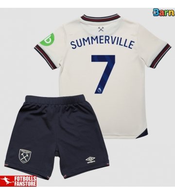 West Ham United Crysencio Summerville #7 Bortatröja Barn 2025-26 Kortärmad (+ Korta byxor)