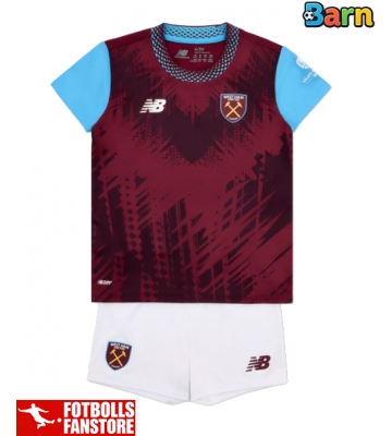 West Ham United Hemmatröja Barn 2026-27 Kortärmad (+ Korta byxor)