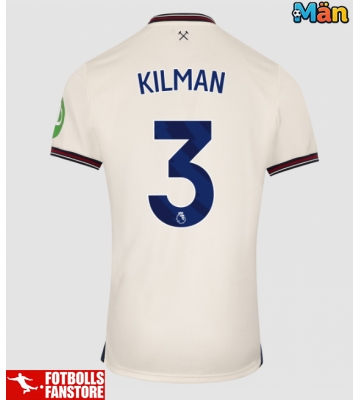West Ham United Max Kilman #3 Bortatröja 2025-26 Kortärmad