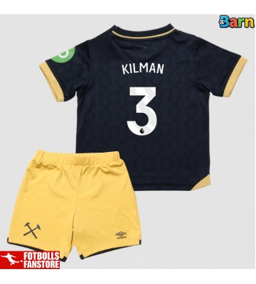 West Ham United Max Kilman #3 Tredje Tröja Barn 2025-26 Kortärmad (+ Korta byxor)