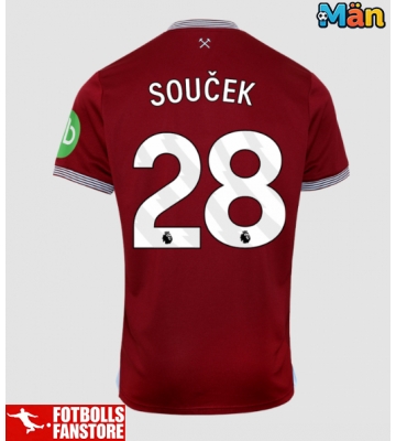 West Ham United Tomas Soucek #28 Hemmatröja 2025-26 Kortärmad
