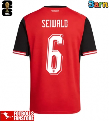 Österrike Nicolas Seiwald #6 Hemmatröja Barn VM 2026 Kortärmad (+ Korta byxor)