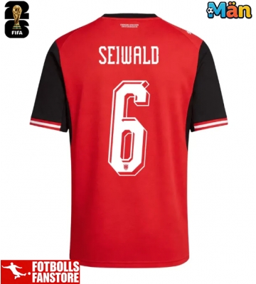 Österrike Nicolas Seiwald #6 Hemmatröja VM 2026 Kortärmad