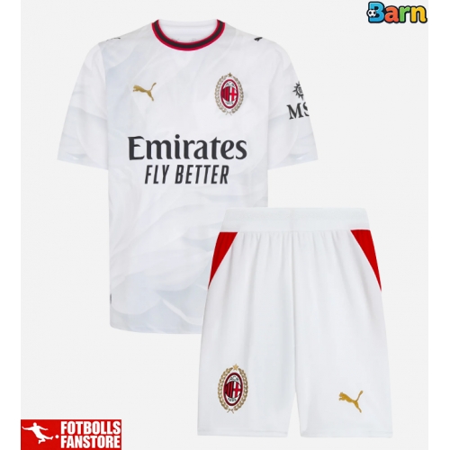 AC Milan Fikayo Tomori #23 Bortatröja Barn 2026-27 Kortärmad (+ Korta byxor)