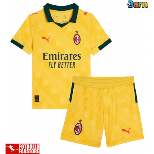 AC Milan Luka Modric #14 Tredje Tröja Barn 2025-26 Kortärmad (+ Korta byxor)