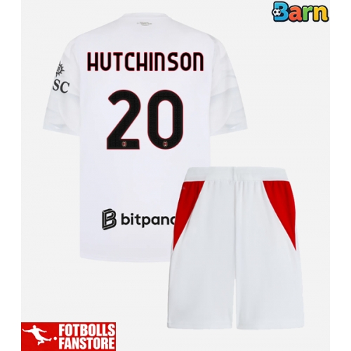 AC Milan Omari Hutchinson #20 Bortatröja Barn 2026-27 Kortärmad (+ Korta byxor)