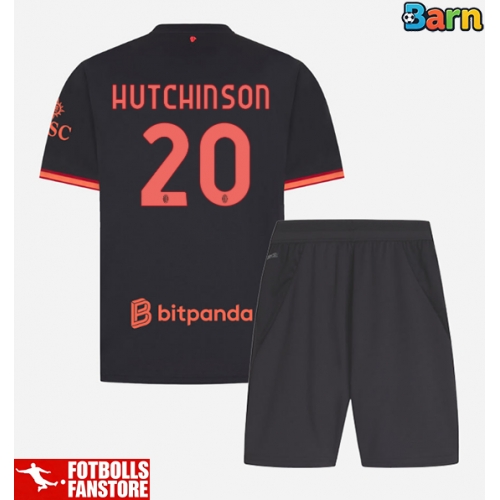 AC Milan Omari Hutchinson #20 Tredje Tröja Barn 2026-27 Kortärmad (+ Korta byxor)