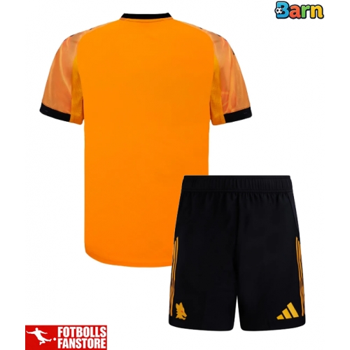 AS Roma Bortatröja Barn 2025-26 Kortärmad (+ Korta byxor)