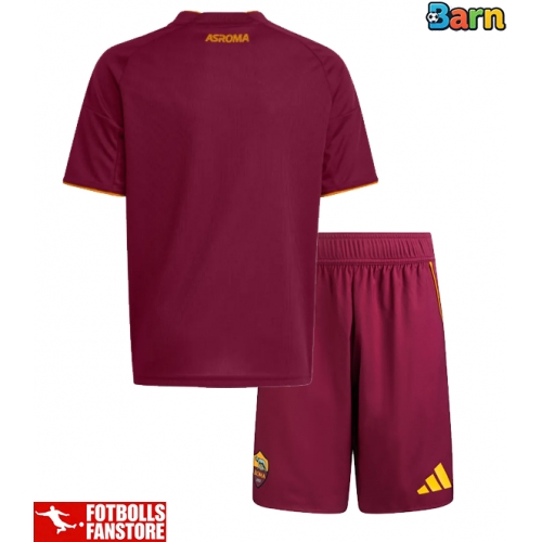 AS Roma Hemmatröja Barn 2025-26 Kortärmad (+ Korta byxor)
