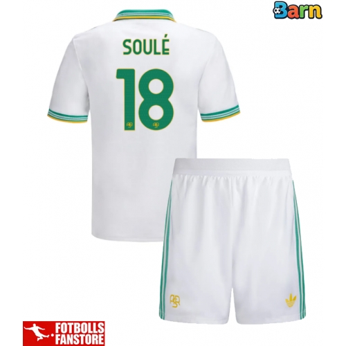 AS Roma Matias Soule #18 Tredje Tröja Barn 2025-26 Kortärmad (+ Korta byxor)
