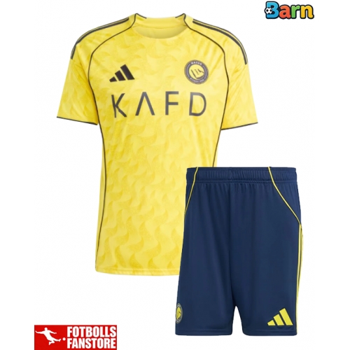 Al-Nassr Cristiano Ronaldo #7 Hemmatröja Barn 2025-26 Kortärmad (+ Korta byxor)